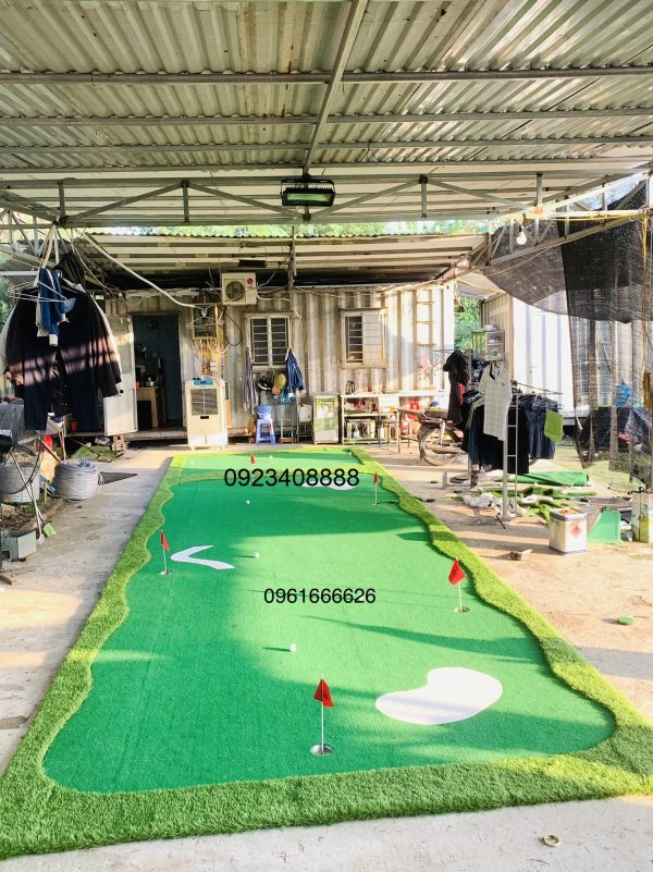 Thảm tập golf 3 khoang cao cấp 3x10m