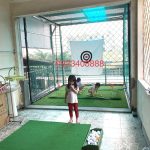 Combo khung tập swing 3x3x3m và thảm putt 1.2x2.5m