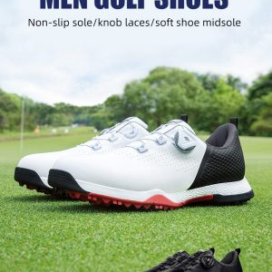 PGM Giày Golf Da Trắng XZ216 Giày Golf Nam Chống Nước