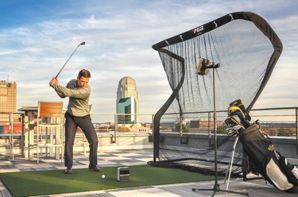 Khung tập swing chữ Z tại nhà kích thước 2.5x2.5m
